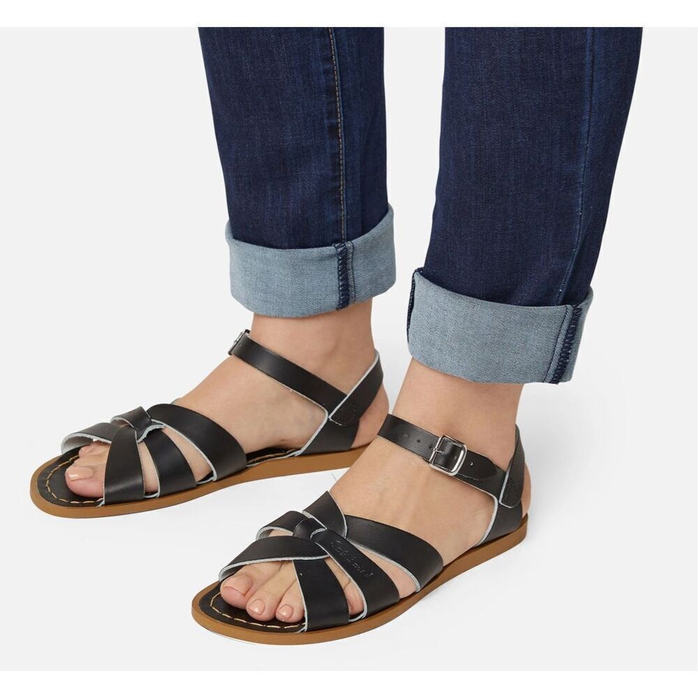✨Salt Water Original Black Womens Sz 6 Sandals✨
